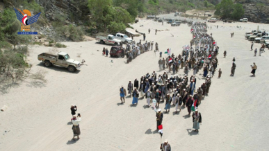 عرض لقوات التعبئة في مديرية الجميمة بمحافظة حجة