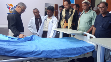 تفقد سير العمل في المستشفى الريفي في مديرية المنيرة بالحديدة