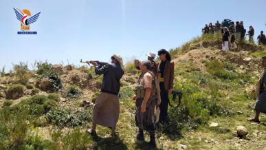 مسير ومناورة لخريجي الدورات العسكرية في مديرية الجبين بريمة  