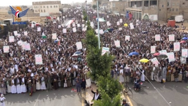 عمران.. 86 مسيرة حاشدة تؤكد الثبات في مساندة غزة والجاهزية لمواجهة العدو