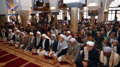 رابطة علماء اليمن تنظم فعالية بعنوان "نداء إلى علماء الأمة للقيام بواجبهم في معركة طوفان الأقصى والفتح الموعود"