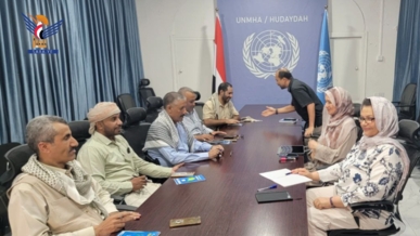 نائب رئيس هيئة الأركان يلتقي القائم بأعمال رئيس بعثة الأمم المتحدة لدعم اتفاق الحديدة