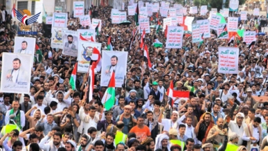 مسيرات الحديدة تجدد الثبات مع غزة والجهاد لمواجهة أبشع إبادة وأخبث مؤامرات