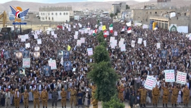 عمران .. مسيرات جماهيرية حاشدة في 48 ساحة دعماً وإسناداً للشعبين الفلسطيني واللبناني