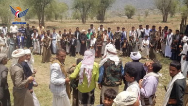 مسيرات جماهيرية بمحافظة صنعاء تنديدًا باستمرار جرائم العدو الصهيوني والأمريكي