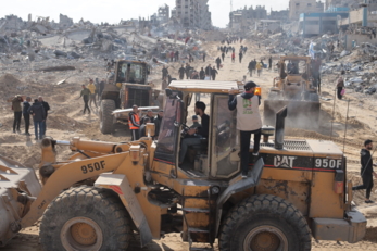 البرنامج الإنمائي يعمل على إزالة الأنقاض من الطرق الرئيسية في غزة