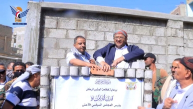 المساوى يزور مديريتي جبل حبشي ومقبنه ويفتتح ويضع حجر الأساس لمشاريع خدمية وتنموية