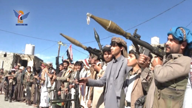 لقاء مسلح لقبائل مران بصعدة إعلاناً للنفير العام والجاهزية وثباتاً على الموقف