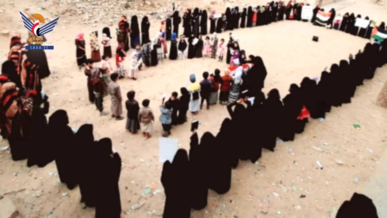 المحويت.. الهيئة النسائية بشبام كوكبان تنظم وقفة تنديدًا بالإساءة للقرآن الكريم