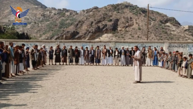 وقفات قبلية في الحيمة الخارجية بمحافظة صنعاء تأكيدًا للجهوزية وثبات الموقف