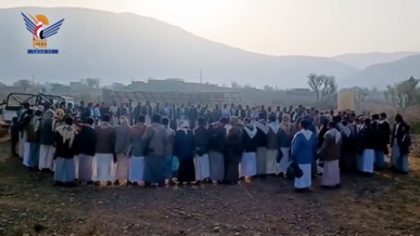 وقفات في عمران تضامنا مع الشعب الفلسطيني