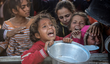 حرب الجوع الصهيونية تفتك بأطفال غزة  