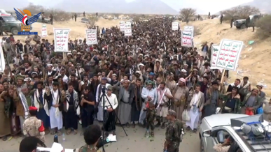  تسع مسيرات حاشدة بمأرب وفاء للشعب الفلسطيني الصامد ودعما لمقاومته الباسلة