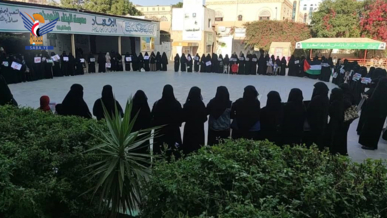 وقفات نسائية بمديريات أمانة العاصمة بالذكرى الثانية لعملية طوفان الأقصى