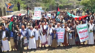  ريمة.. مسيرات حاشدة في 20 ساحة نصرة للشعب الفلسطيني ومقاومته الشجاعة