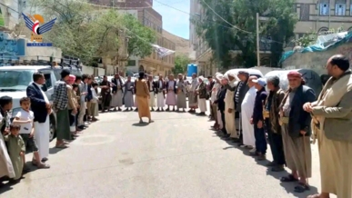 أمانة العاصمة.. أبناء مديرية السبعين يعلنون النفير والبراءة من الخونة