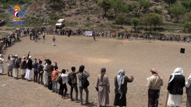 إب.. لقاء لقبائل بني سليمان نصرةً لغزة