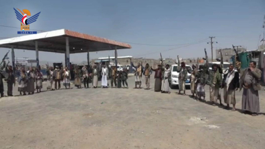وقفة لقبائل أل ابو صالح بمديرية ولد ربيع في البيضاء