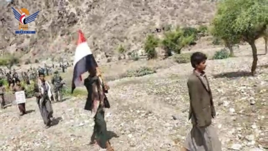 حجة .. مسير ومناورة لخريجي دورات "طوفان الأقصى" في كحلان عفار