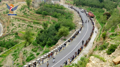 حجة .. مسير وعرض عسكري لخريجي الدورات المفتوحة في الشاهل