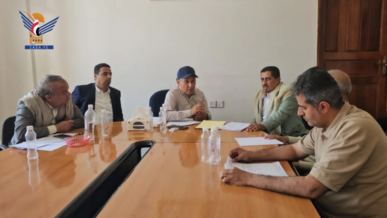 مناقشة الجوانب المتصلة بتحسين خدمة الكهرباء بمديريات وحزم العدين وريف إب