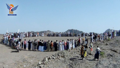الحديدة.. وقفة مسلحة ومسير في المجارين بجبل رأس إعلاناً للنفير والنكف القبلي