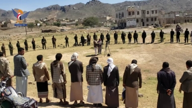 صنعاء .. فعالية ووقفة بمديرية جحانة بالذكرى الثانية لعملية طوفان الأقصى