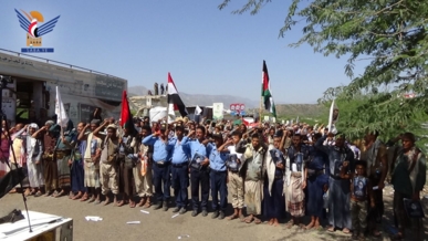 لحج.. مسيرة جماهيرية في مديرية القبيطة بالذكرى الأولى لعملية "طوفان الأقصى"