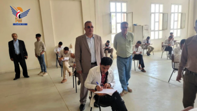 تدشين اختبارات الفصل الدراسي الثاني بكلية الطب في جامعة المحويت