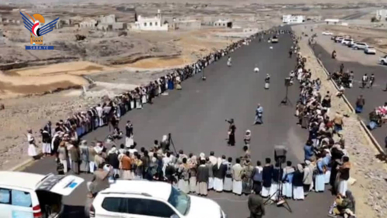 عمران.. وقفات قبلية في عدد من المديريات إعلانا للنكف والنفير العام