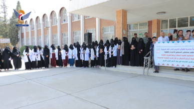 وقفة احتجاجية لمستشفى السبعين بأمانة العاصمة تنديدًا بالإساءة الأمريكية للقرآن الكريم