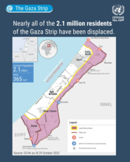 "أونروا”: تم تهجير كل سكان قطاع غزة تقريباً