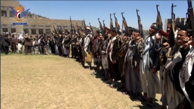 وقفتان في إب للتأكيد على ثبات الموقف المناصر لغزة و مواجهة التصعيد الامريكي