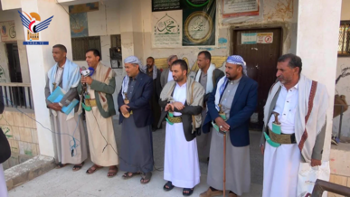 محافظ عمران يدشن العام الدراسي الجديد بمدارس المحافظة