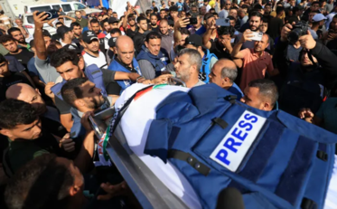 ارتفاع حصيلة الشهداء الصحفيين الفلسطينيين في قطاع غزة إلى 151 صحفيا