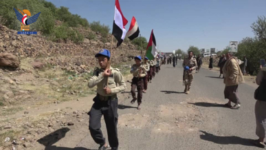 مسير لطلاب مدارس الشهداء الصيفية في مديرية الحيمة الداخلية