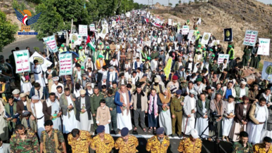 مسيرات حاشدة في المحويت إحياء ليوم القدس العالمي