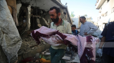 13 شهيدا في قصف العدو الإسرائيلي وسط وجنوب قطاع غزة