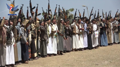 قبيلة حراز في مناخة وصعفان تعلن النفير العام لمواجهة العدوان الأمريكي