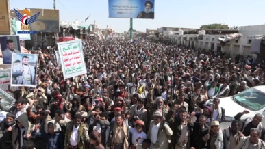 الجوف.. مسيرات حاشدة نصرة لغزة واستعدادا لمواجهة العدو