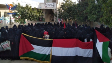  حجة.. 25 وقفة نسائية تحت شعار "على الوعد مع غزة.. ضد التهجير وضد كل المؤامرات"