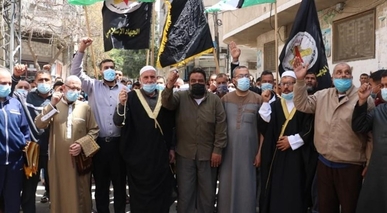 مسيرة جماهيرية كبرى في غزة نصرة لأهالي القدس المحتلة بمشاركة واسعة مسيرة جماهيرية كبرى في غزة نصرة لأهالي القدس المحتلة بمشاركة واسعة