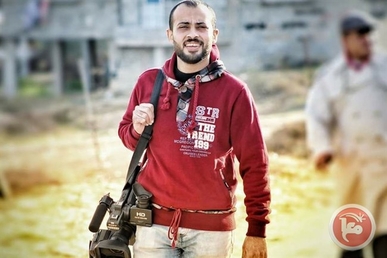 الاحتلال الاسرائيلي يقتل صحفي فلسطيني  الاحتلال الاسرائيلي يقتل صحفي فلسطيني