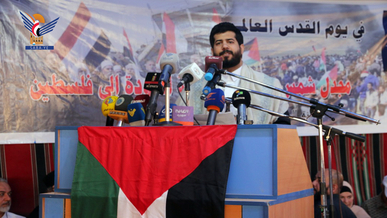 الوزير المفوض بسفارة اليمن بدمشق يؤكد تمسك اليمن بحقوق الشعب الفلسطيني