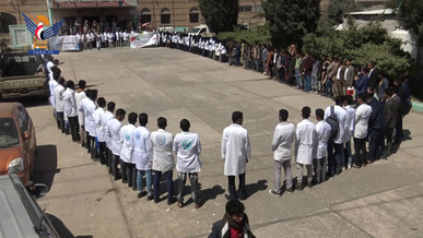 وقفتان في يريم وريف إب للتنديد بجرائم العدو الصهيوني في غزة  