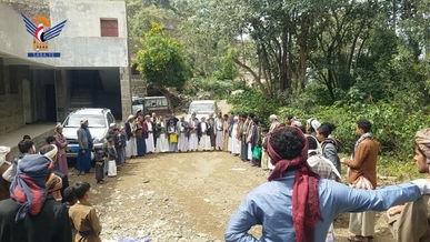 وقفات في محافظة صنعاء تنديداً بجرائم العدو الصهيوني بقطاع غزة