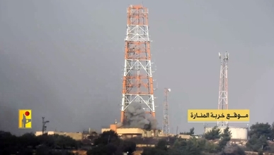 المقاومة اللبنانية تنشر مشاهد استهداف موقع خربة المنارة وثكنة “برانيت”