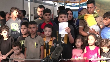 نريد الحياة.. نداء لأطفال غزة لوقف العدوان الصهيوني الأمريكي