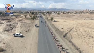 مسير لقوات الاحتياط التابعة لحرس الحدود تعبيرا عن الجهوزية لمواجهة الكيان الصهيوني