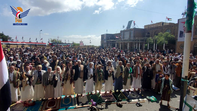 مسيرة غضب في المحويت تنديدا بمجزرة العدو الصهيوني بغزة